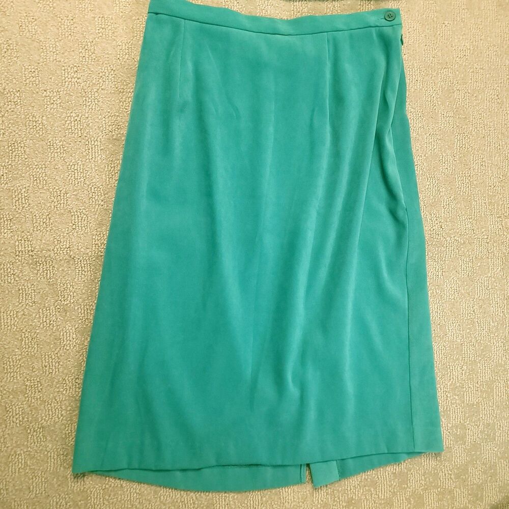 DRAPER’S & DAMON’S Petites Size 12  Skirt Suit 2 Piece Set Long Sleeve Jacket - Picture 3 of 15